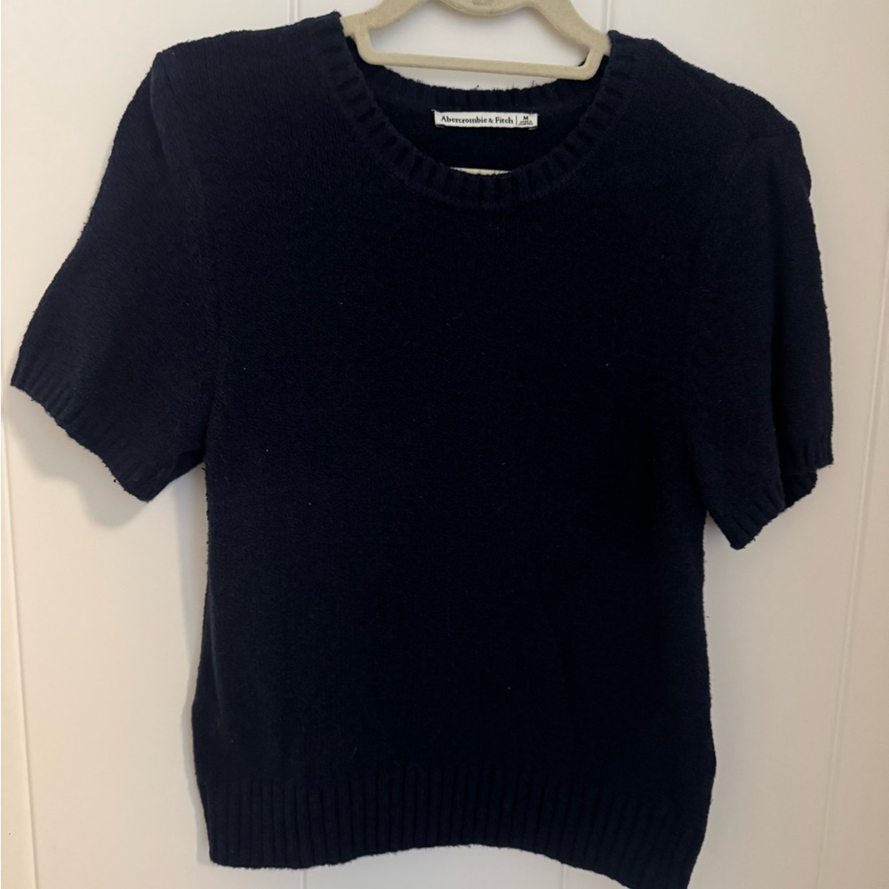 Abercrombie & Fitch Dark Blue Knit Sweater